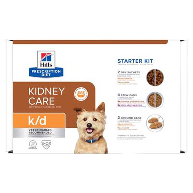 Hill's Prescription Diet k/d Kidney Care - Dog Starter Kit image number NaN