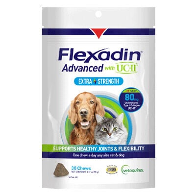 Flexadin Advanced 30粒×3袋(賞味期限:2026/10) Banfield Shop | Flexadin® Advanced with UC-II® Extra Strength Chews
