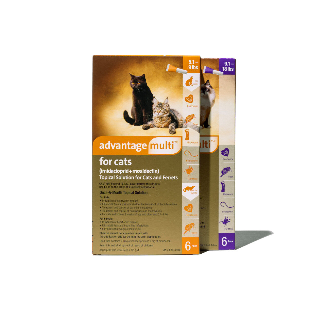 Banfield Shop Advantage Multi Topical Solution for Cats imidacloprid moxidectin