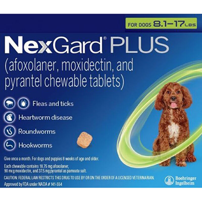 Nexgard&reg; PLUS Chews for Dogs image number NaN