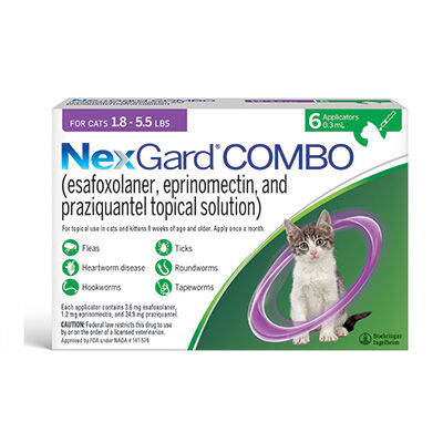 NexGard&reg; Combo for Cats
