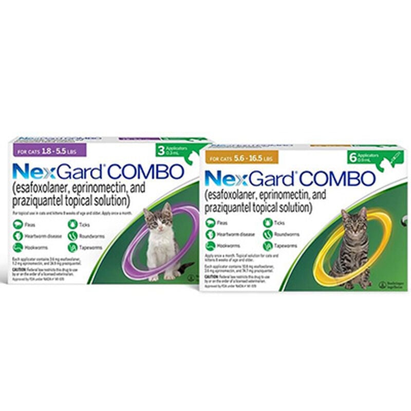 NexGard&reg; Combo for Cats image number NaN